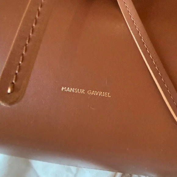 Mansur Gavriel Tan Leather Satchel - Picture 2 of 11